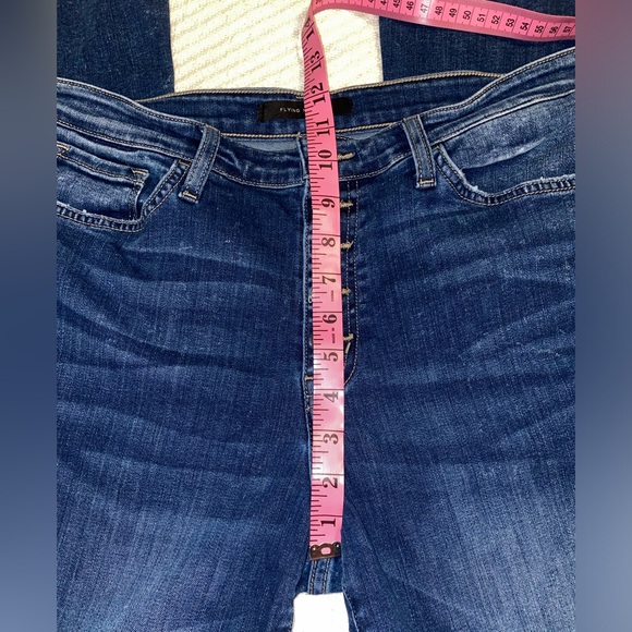 Flying Monkey Mid-Rise Flare Blue Jeans Women’s size 30 - Picture 3 of 7
